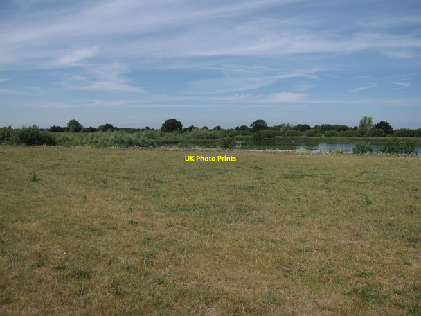 Photo 6"x4" Nature reserve pit, Cambridge Research Park Cottenham c2010