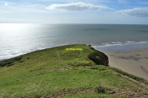 Photo 6"x4" Trwyn y Witch point, Dunraven Bay Southerndown c2010