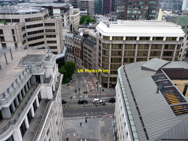 Photo 6"x4" View from the Monument, London EC4 London c2010