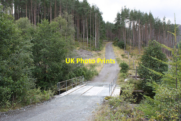 Photo 6"x4" Bridge over Allt Choimhlidh Coille L\u00e8anachain c2010