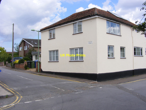 Photo 6"x4" Junction of Outney Road and Scales Street Bungay c2010