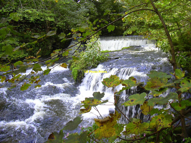 Photo 6"x4" Weir on the River Ogden at Raven Shore Ewood Bridge c2010