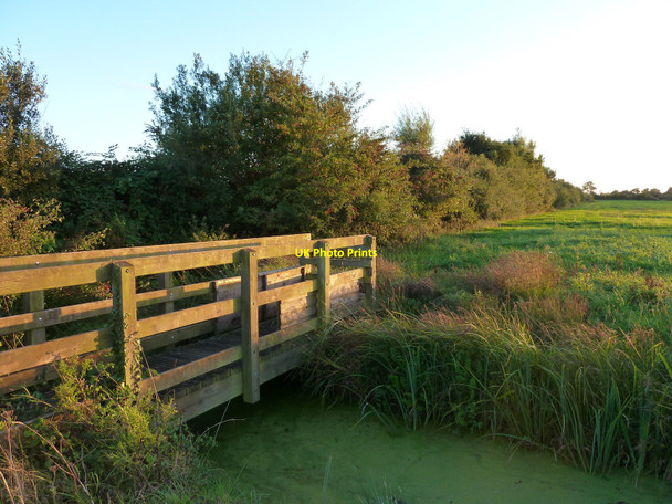 Photo 6"x4" Footbridge over the Bowleaze Reen, near Whitson Whitson c2010