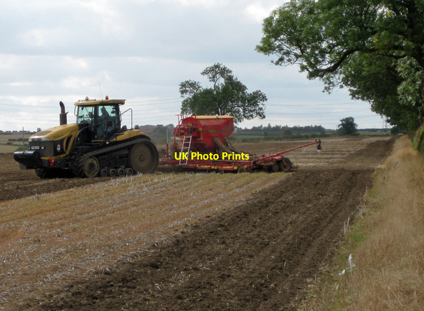 Photo 6"x4" Drilling near Barton Hill Farm Barton-Upon-Humber c2010