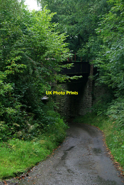 Photo 6"x4" Road and Railway bridge Easthope c2010