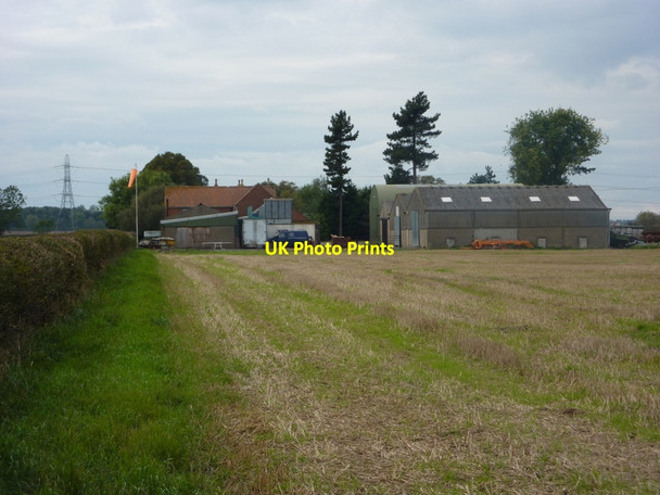 Photo 6"x4" View to Grange Farm Grassthorpe c2010