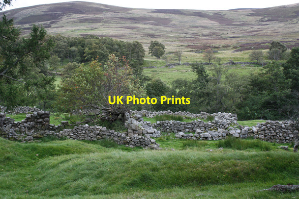 Photo 6"x4" Ruins of Tirlybirly Cairncross\/NO4979 c2010