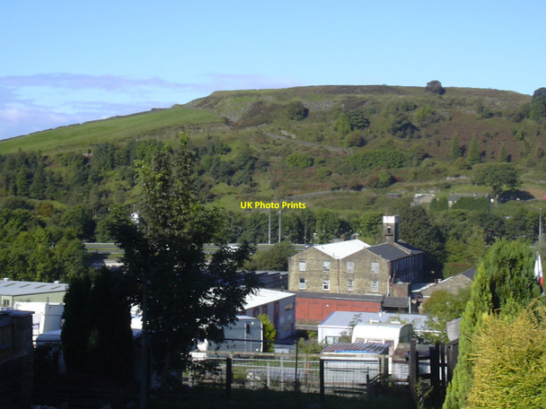 Photo 6"x4" Spring Vale Mill and Hutchbank Quarry, Haslingden, Rossendale Haslingden c2010