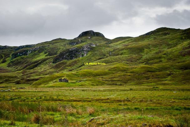 Photo 6"x4" Ruin below Glac Mhor Allt Lochain Buidhe c2010