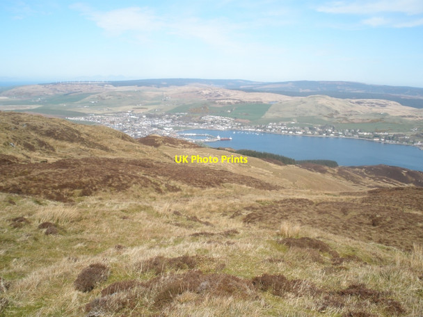 Photo 6"x4" Beinn Ghuilean hillside Campbeltown c2010