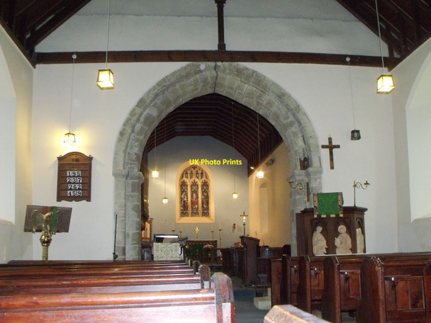 Photo 6"x4" Interior of St. Mary's, Wiston, Pembrokeshire Wiston\/SN0218 c2010