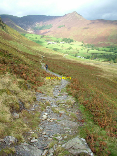 Photo 6"x4" Path down towards Little Town Little Town\/NY2319 c2010