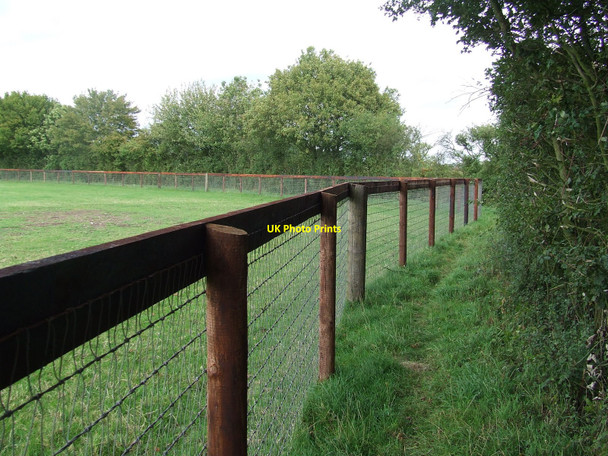 Photo 6"x4" Paddock Fencing Back Street c2010