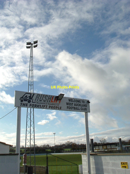 Photo 6"x4" West Auckland AFC ground Bishop Auckland c2004