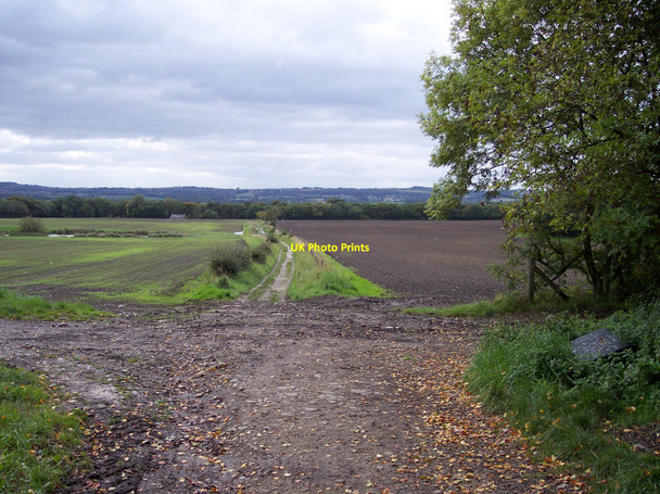 Photo 6"x4" Farm track crossing near Standish Hall Farm Standish\/SD5610 c2010