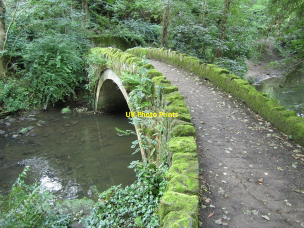 Photo 6"x4" Red Walk footbridge, Jesmond Dene Longbenton c2010