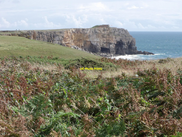 Photo 6"x4" St. Govan's Head, Pembrokeshire Bosherston c2010