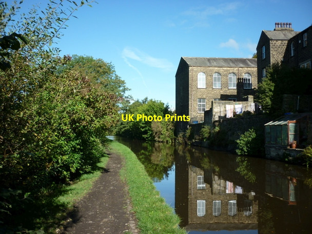 Photo 6"x4" Walking along the Leeds to Liverpool Canal #290 Farnhill c2010