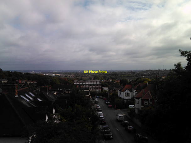 Photo 6"x4" View of London from the viaduct on Parkland Walk Hornsey c2010