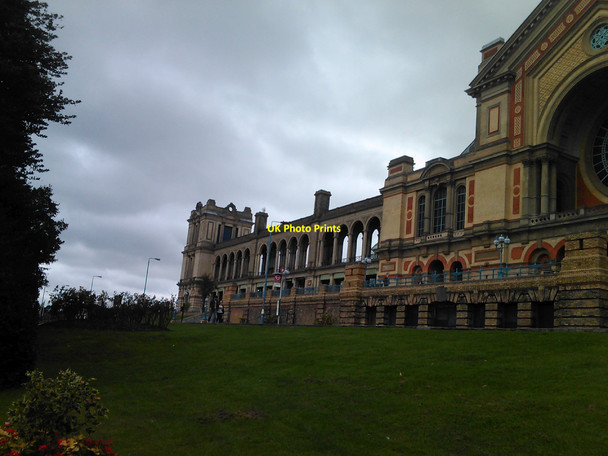 Photo 6"x4" View of the southeastern front of Alexandra Palace from Alexandra Park Wood Green\/TQ3090 c2010