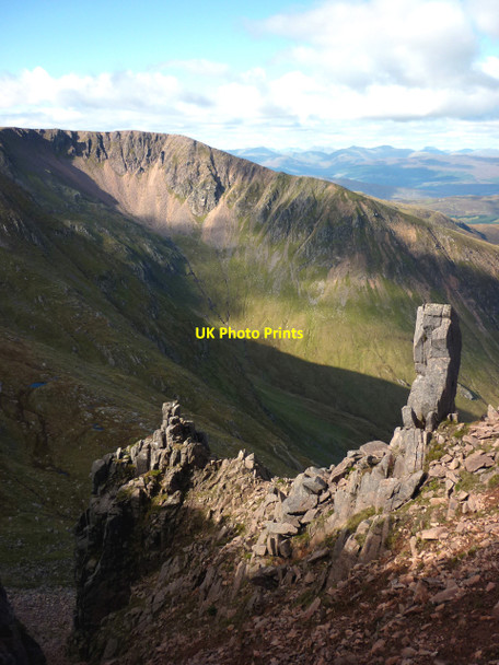 Photo 6"x4" Pinnacles between Stob Ban and Mullach nan Coirean Stob B\u00e0n\/NN1465 c2010