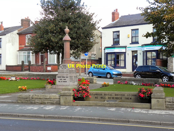 Photo 6"x4" Queen Victoria Jubilee Gardens and War Memorial Standish\/SD5610 c2010