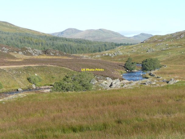 Photo 6"x4" Allt Fearnach from below Crannach Creag na Cuinneige c2010