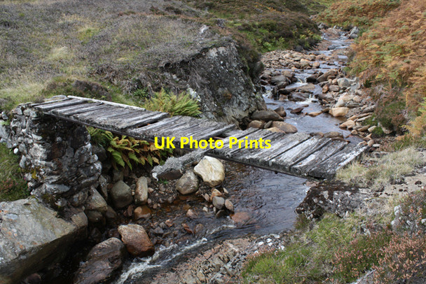 Photo 6"x4" An old footbridge over Allt Pheiginn Keltneyburn c2010