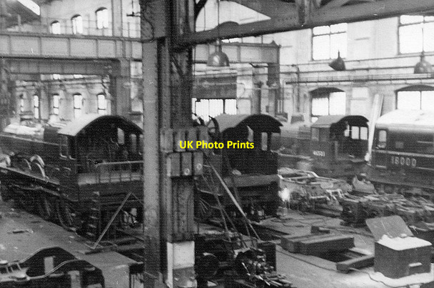 Photo 6"x4" Inside 'A' Shop, Swindon Works, BR Western Region Even Swindon c1953