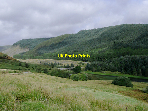 Photo 6"x4" The Tywi Valley north of Llyn Brianne, Ceredigion Bryn Mawr\/SN7953 c2010