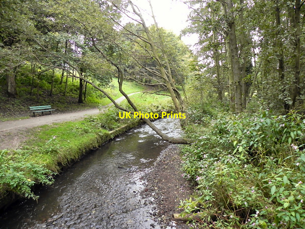 Photo 6"x4" River Irk, Chadderton Hall Park Chadderton c2010
