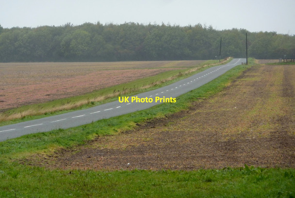 Photo 6"x4" Road across Laxton Common Kirton\/SK6969 c2010