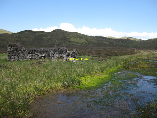 Photo 6"x4" Building remains by River Ling Carn Poll-eisg c2010