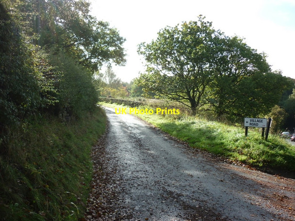 Photo 6"x4" Village Road from Eccup Lane, Eccup Eccup c2010