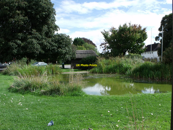 Photo 6"x4" Village pond at Aldbourne, Wilts. Aldbourne c2010