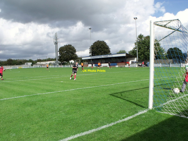 Photo 6"x4" Bulpit Lane, home of Hungerford Town Football Club Hungerford\/SU3368 c2010