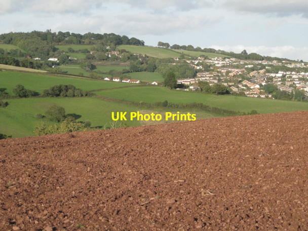 Photo 6"x4" Houses climb the hills above Teignmouth Teignmouth c2010
