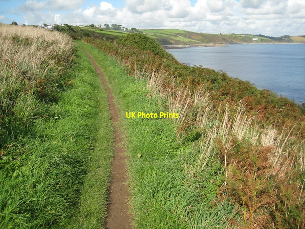 Photo 6"x4" Approaching Gerrans Bay Curgurrell c2010