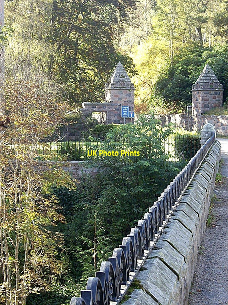 Photo 6"x4" Upstream parapet of Bridge o'Ess Birsemore c2010