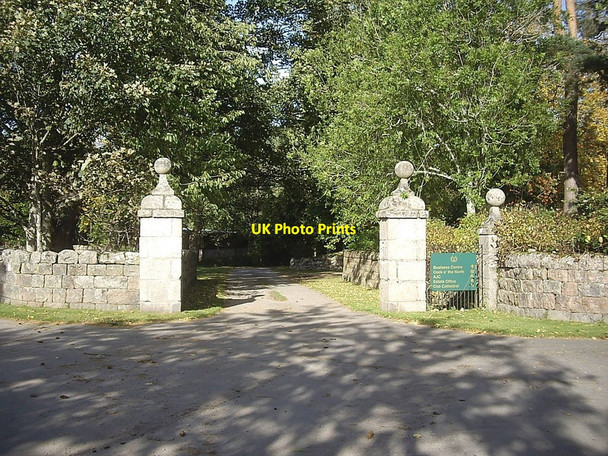 Photo 6"x4" Entrance to Aboyne Castle business centre Aboyne c2010
