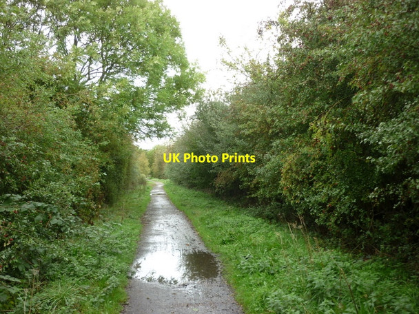 Photo 6"x4" Heading North along the Hornsea Rail Trail Marton\/TA1739 c2010