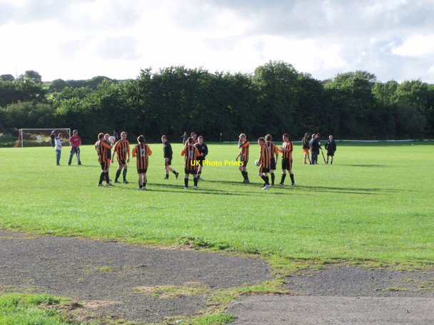 Photo 6"x4" Football match, Glebelands, Johnston, Pembrokeshire Johnston\/SM9310 c2010