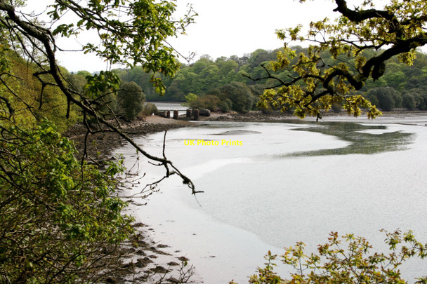 Photo 6"x4" Derelict Railway Bridge, River Yealm Estuary Bridgend\/SX5548 c2008