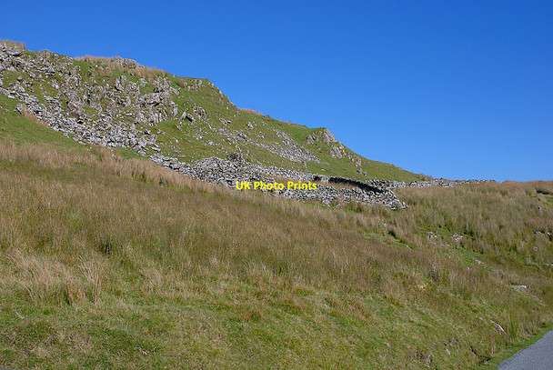 Photo 6"x4" Sheep fold above the mountain road Nant Ddu\/SH7933 c2010