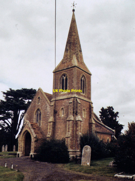 Photo 6"x4" Romsey Anglican Cemetery Chapel Romsey c2010