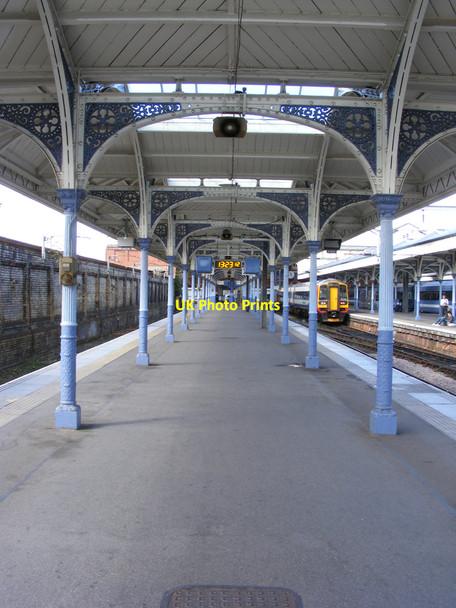 Photo 6"x4" Platform canopies at Norwich station Norwich c2010