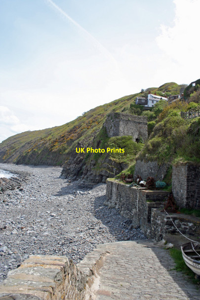 Photo 6"x4" End of Slipway, Bucks Mills Buck's Mills c2006