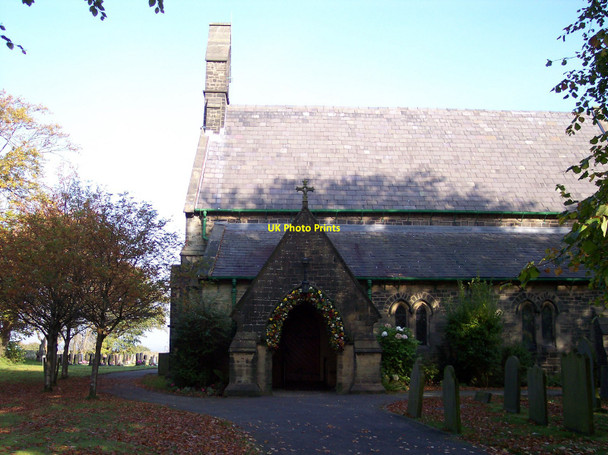 Photo 6"x4" Floral Archway  on St. James the Great church Heskin Wrightington Bar c2010