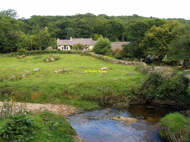 Photo 6"x4" Foxworthy and the River Bovey Langstone\/SX7482 c2010