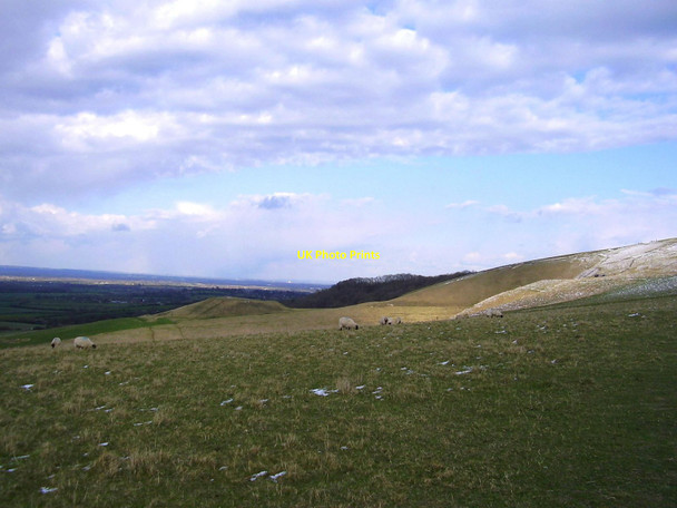 Photo 6"x4" Woolstone Hill, Vale of the White Horse Woolstone\/SU2987 c2010